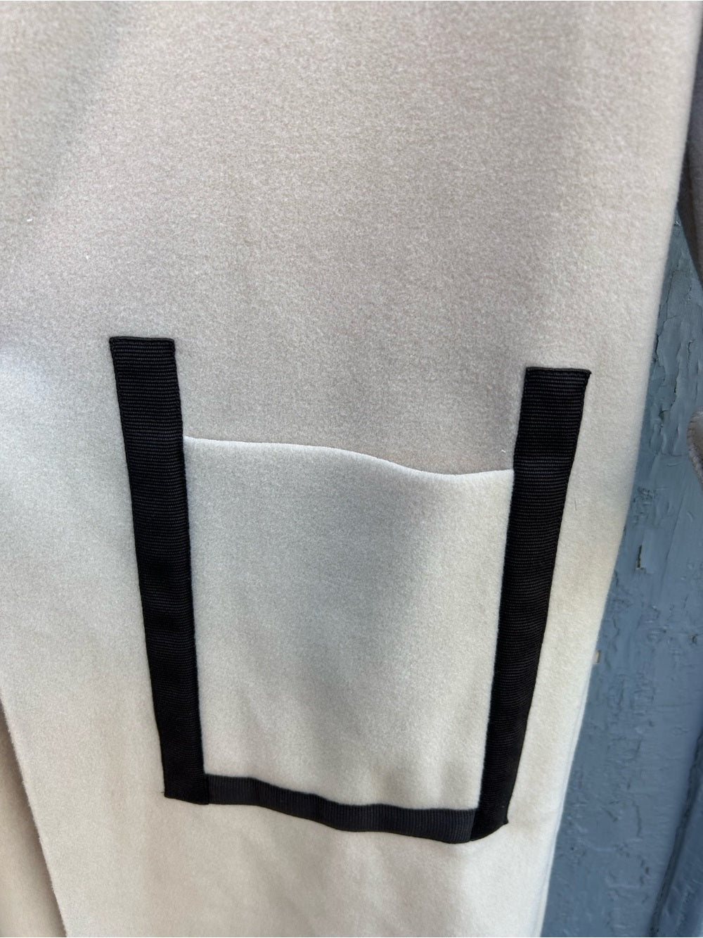 Henriette Steffensen Kit Grey Band Cardigan duster, BNWT, size Small