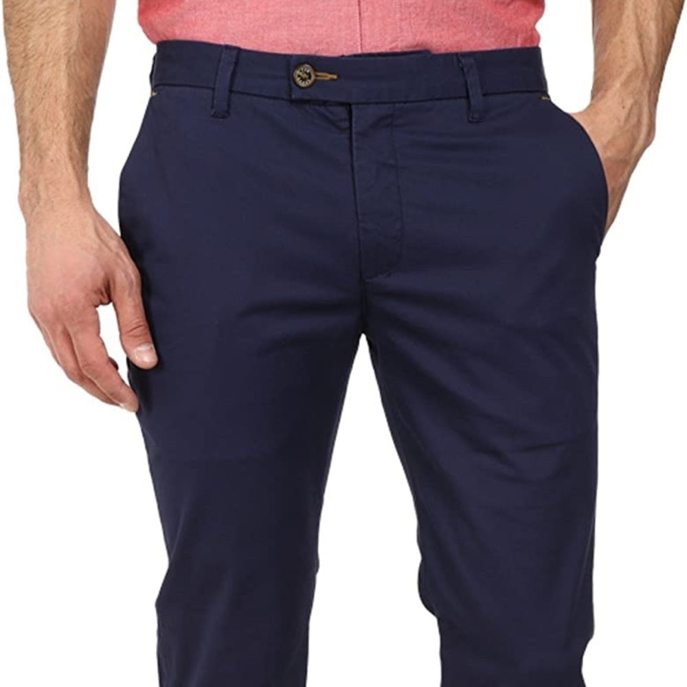 Ted Baker Navy Chino Cotton trousers, size 38