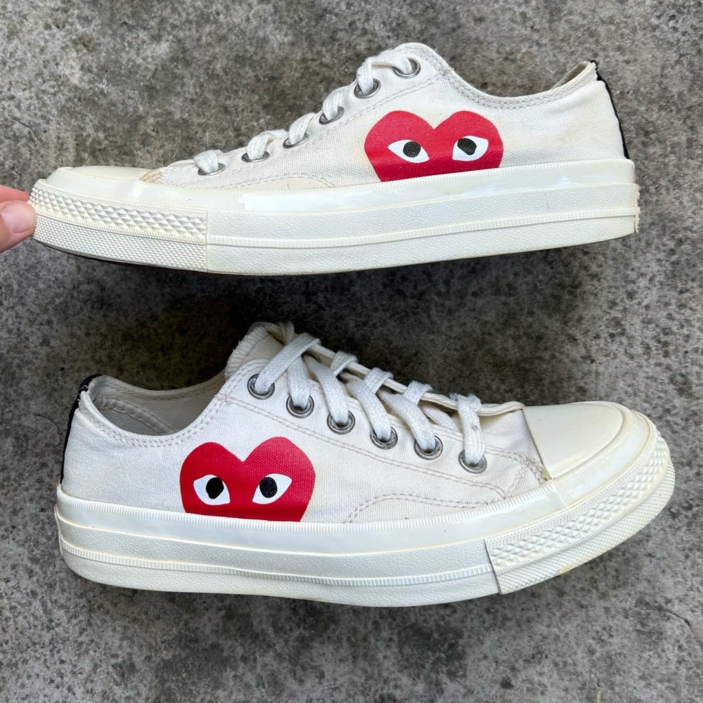 Converse X Comme Des Garçon Chuck Taylor, size M5/W7 (fits big)