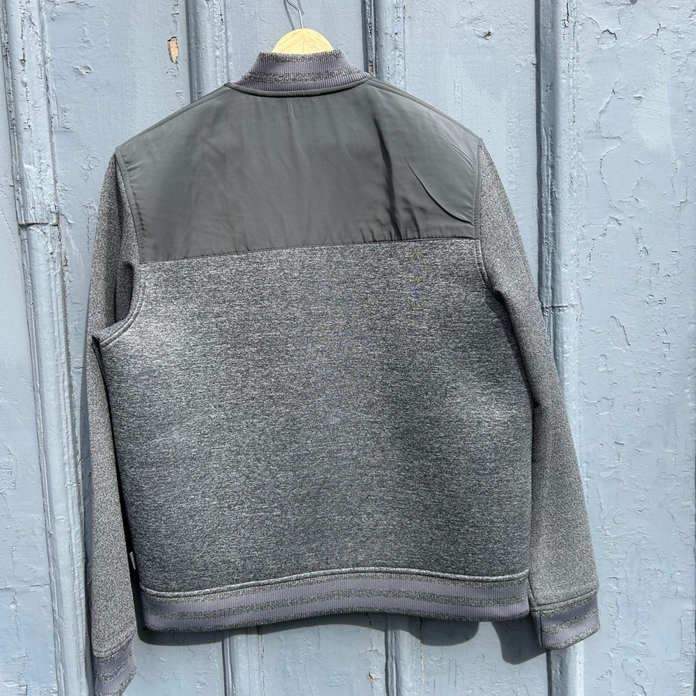 Ted Baker Stevan Grey Varsity Jacket, size Ted 6 (XXL)