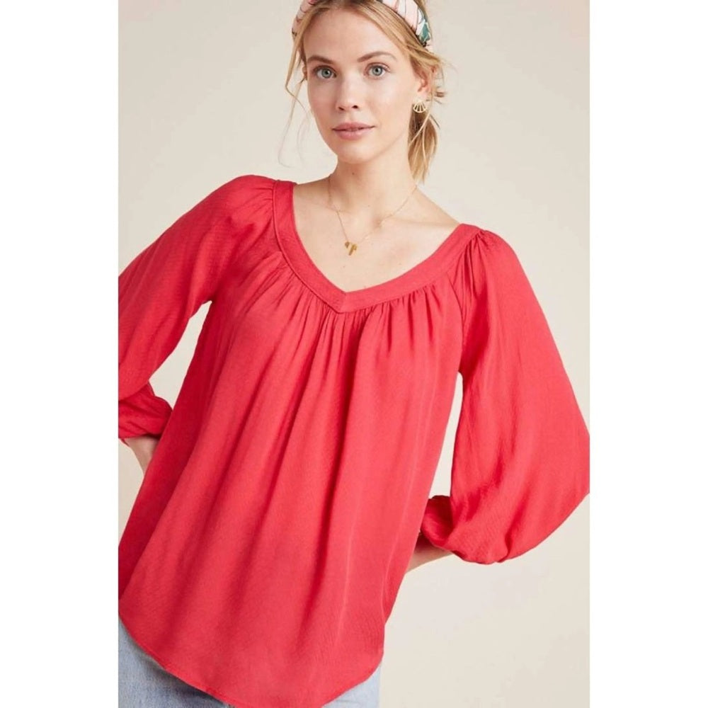 Maeve Balloon sleeve blouse, size 4