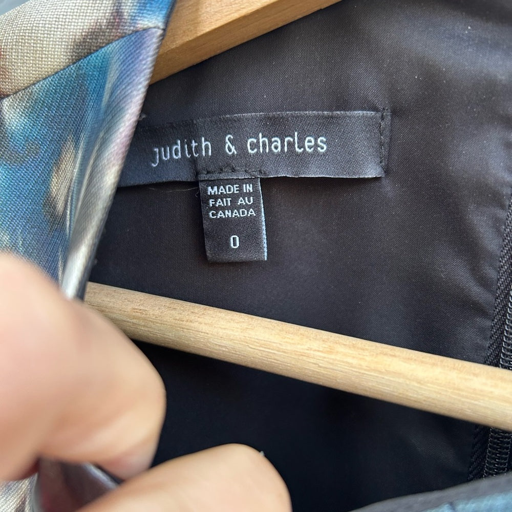 Judith & Charles multi colour dress, size 0