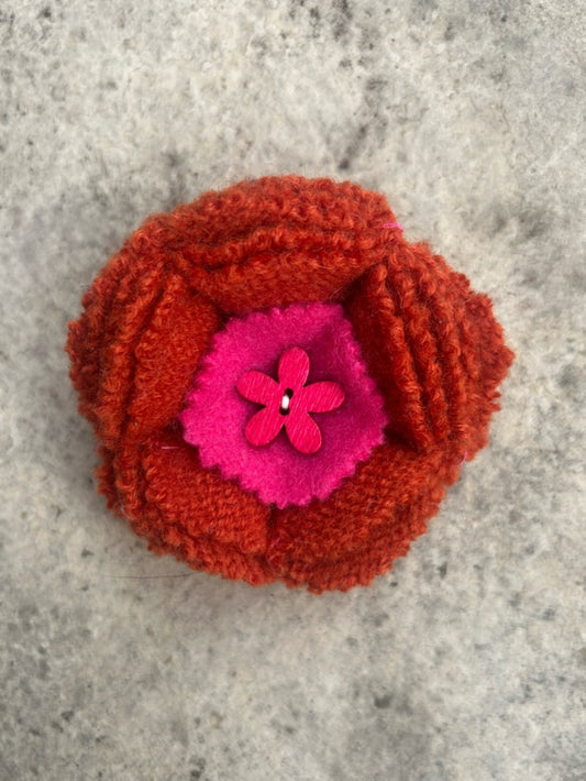 Vintage Cashmere Floral Brooch
