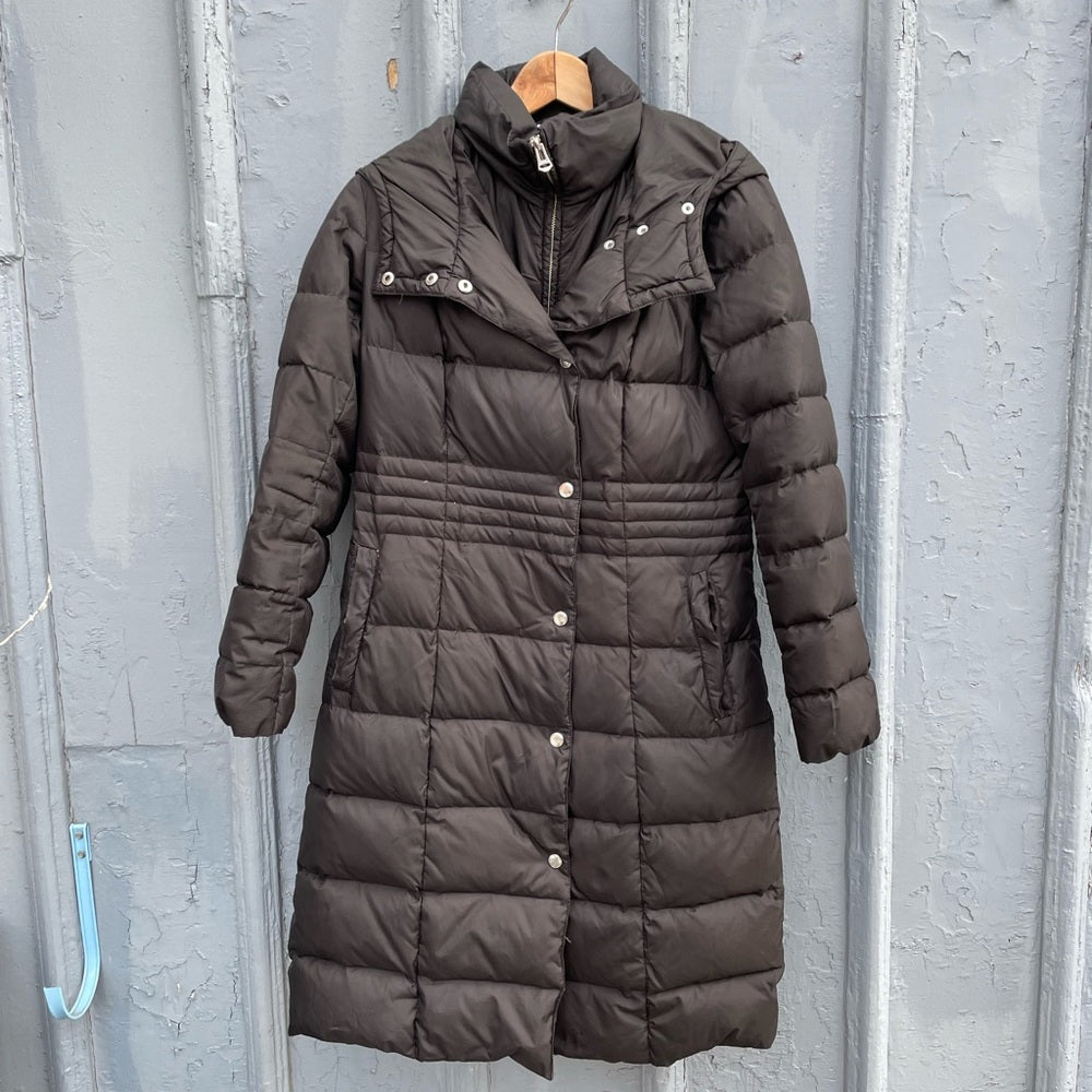 Cole Haan Bib Insert Down & Feather Fill Coat, size XS
