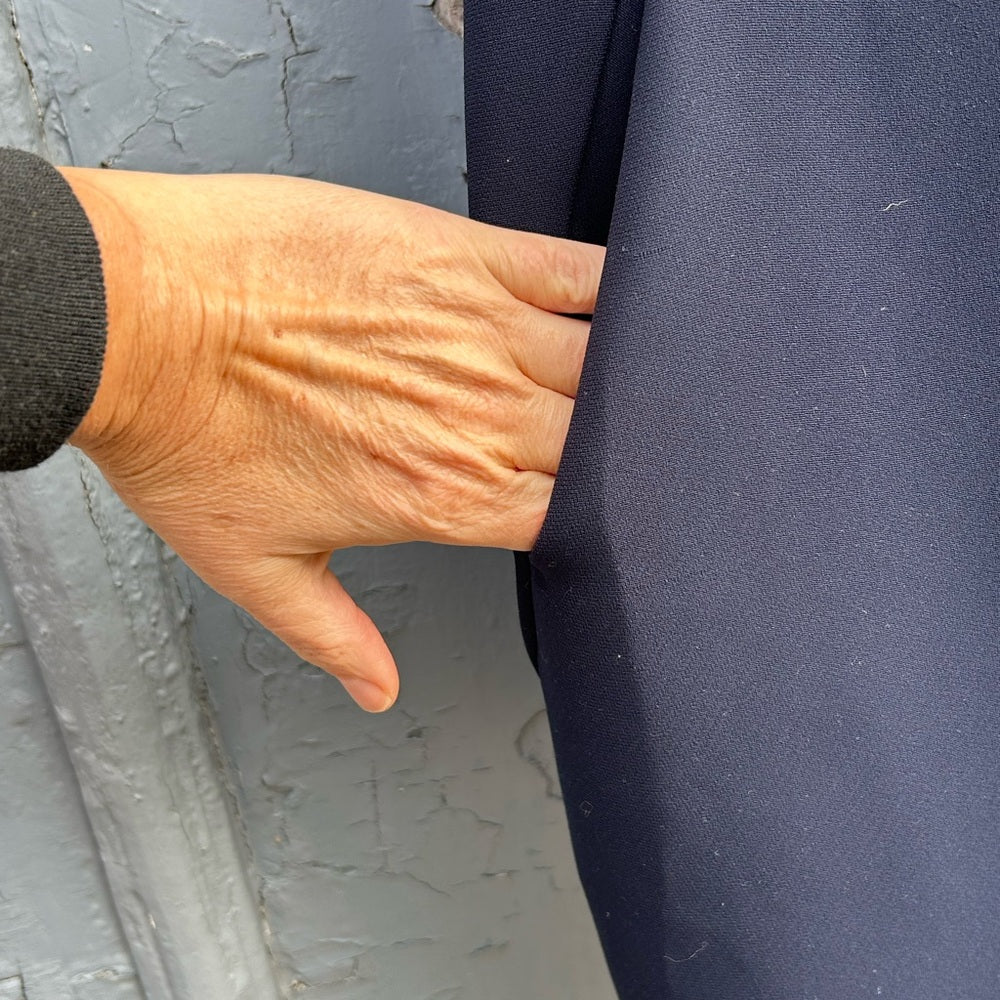 Whistles Paige V-Neck Crepe Shift Dress, size 2