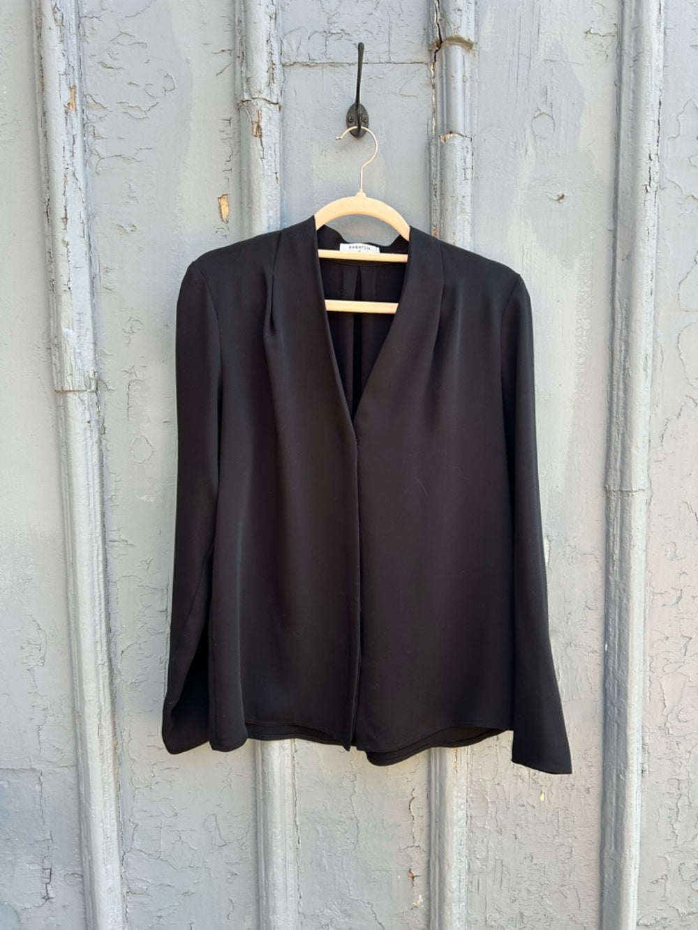Babaton Black Power blouse, Small