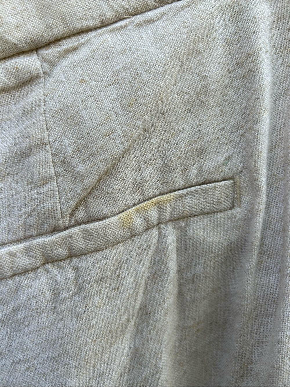 Abercrombie & Fitch Taupe Linen trousers, size 31