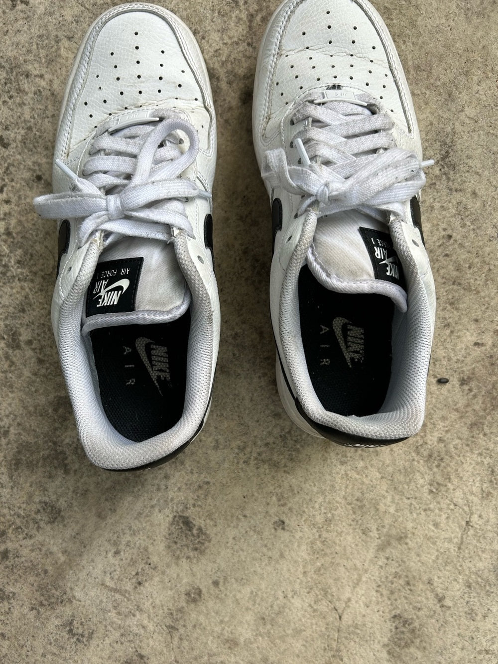 Nike White AF1, W size 9, M size 7