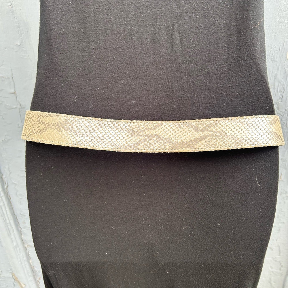 Suzi Roher snakeskin belt, small