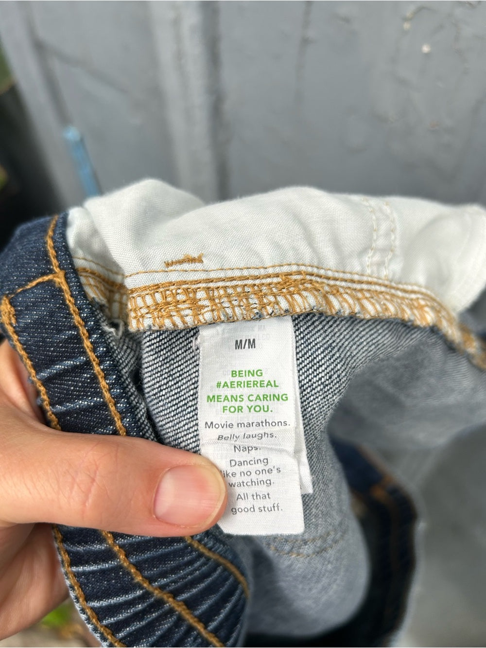 Aerie Daydream Denim Shorts, M