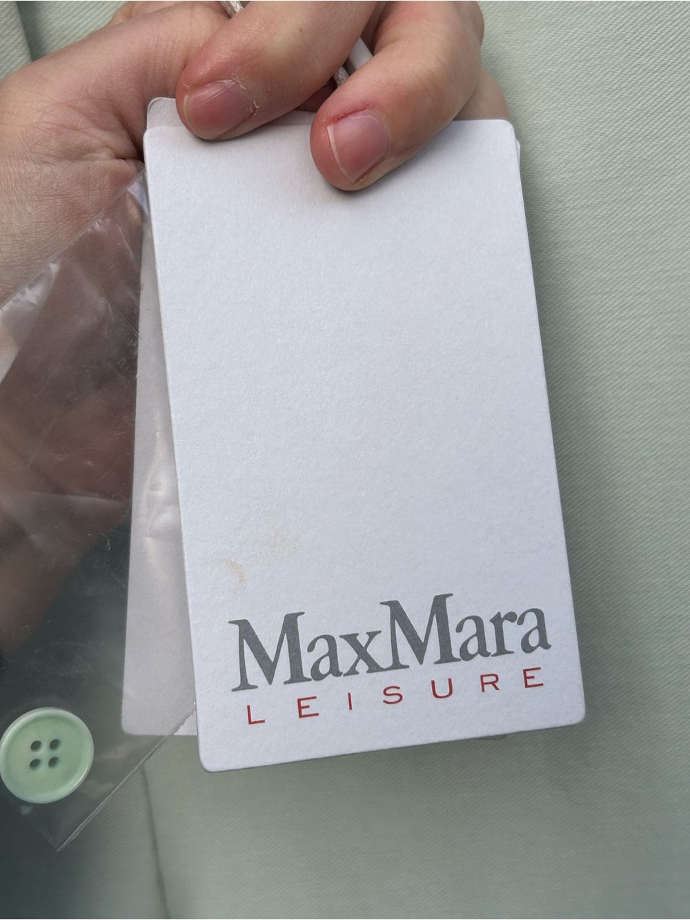 MaxMara Leisure Pistachio Jersey Trouser, BNWT, size Large