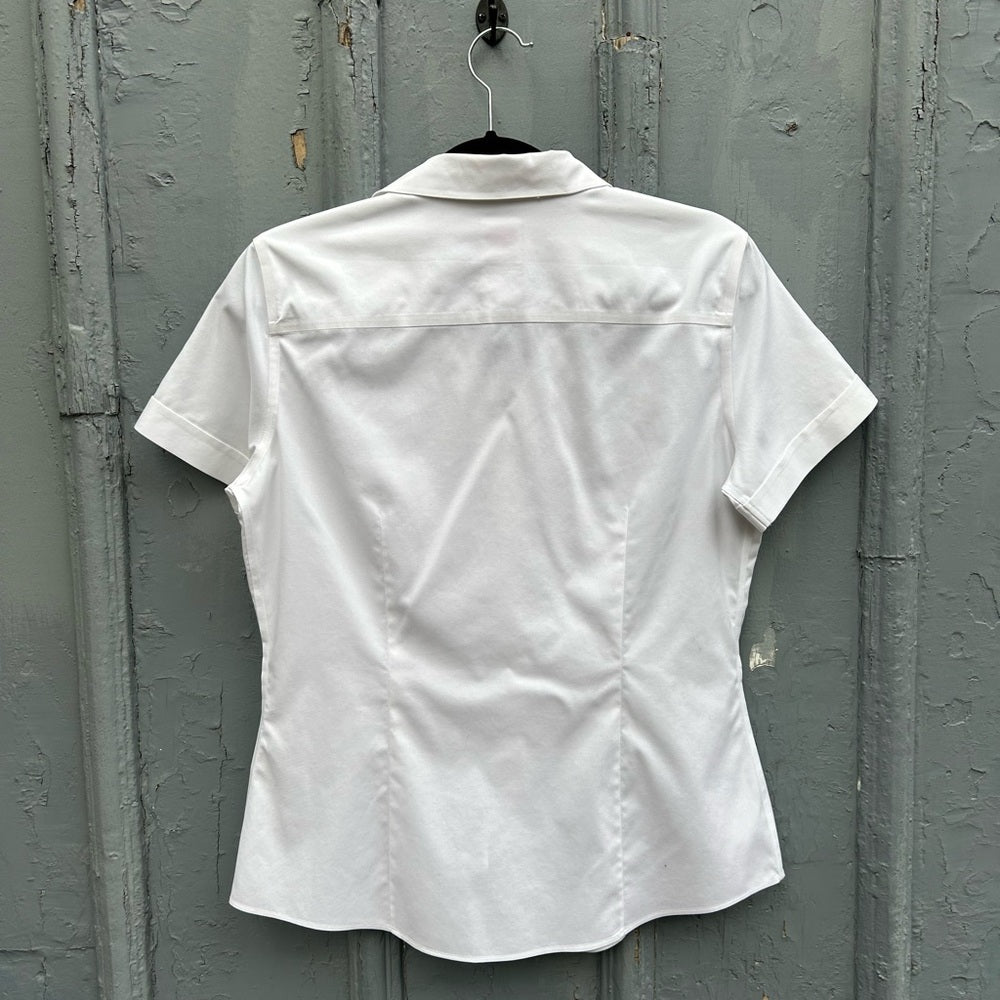 Brooks Brothers Slim Fit White Cotton Shirt, BNWT (a couple marks), size 8