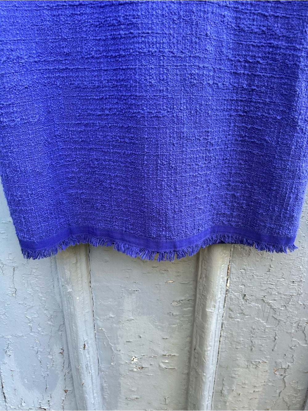 J Crew Periwinkle Tweed Shift Dress, size 6