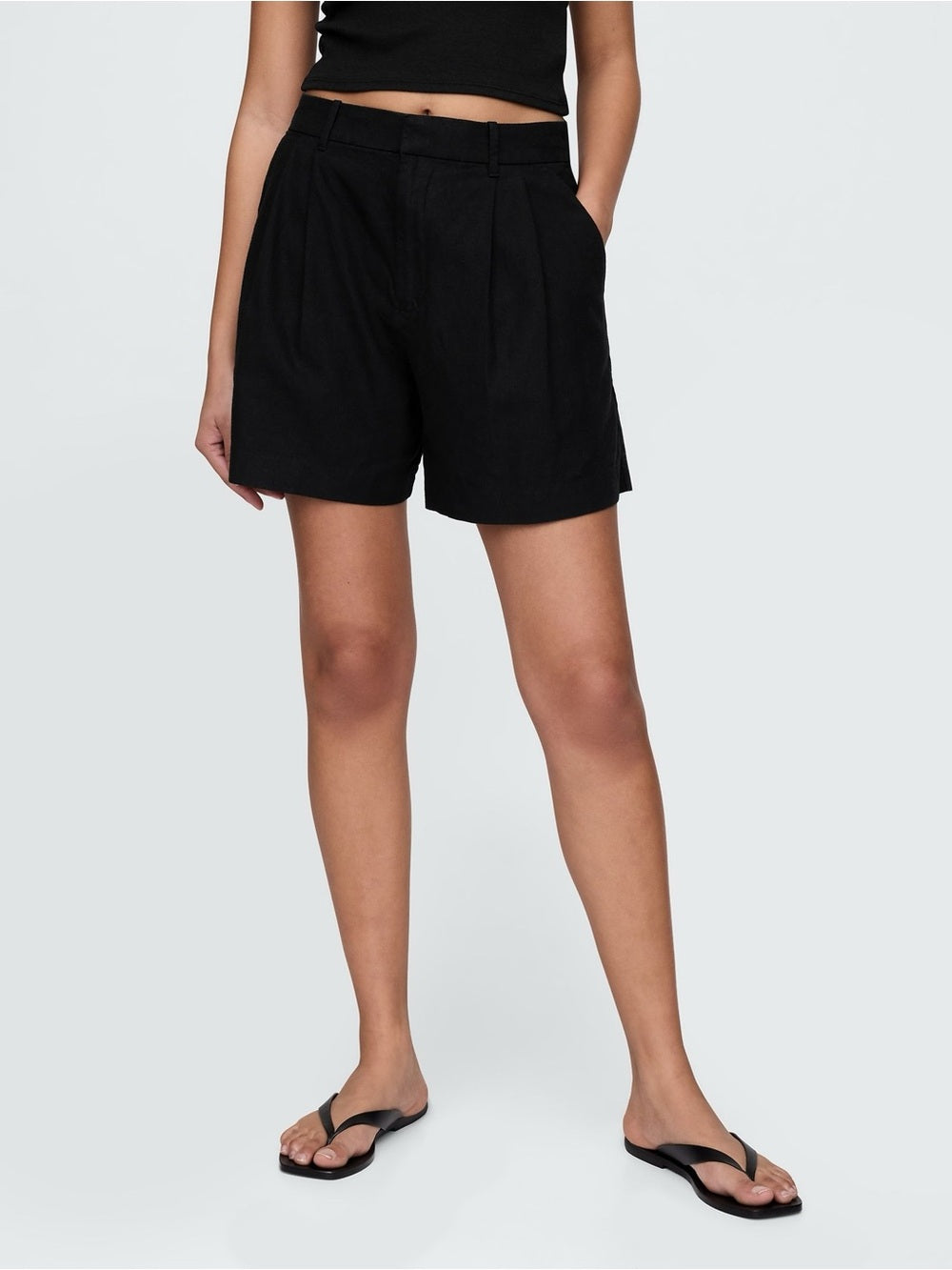 Gap Linen blend shorts, size 18