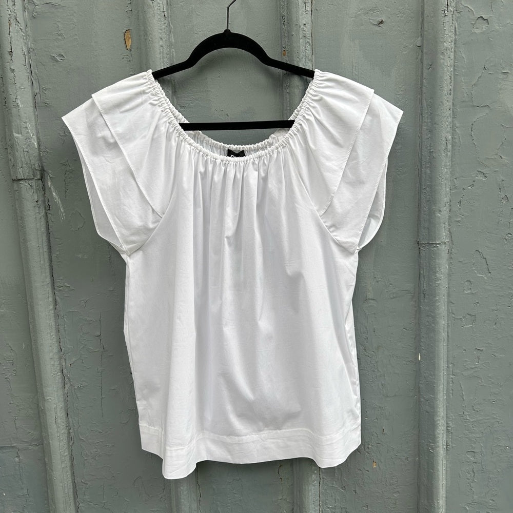 DKNY Off the Shoulder Blouse, BNWT, size Large