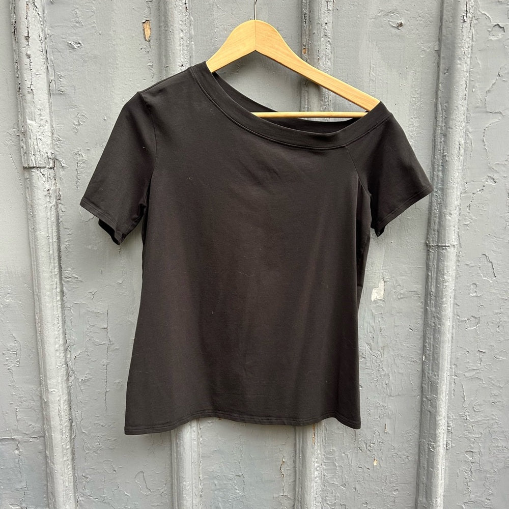 Lululemon Off-The-Shoulder Cotton T-Shirt, size approx M