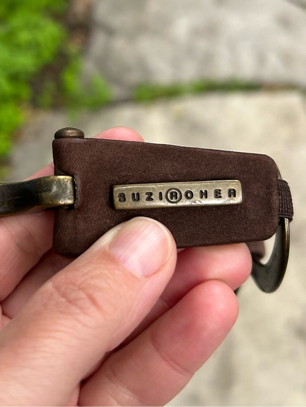 Suzi Roher Leather Chain Belt, OS
