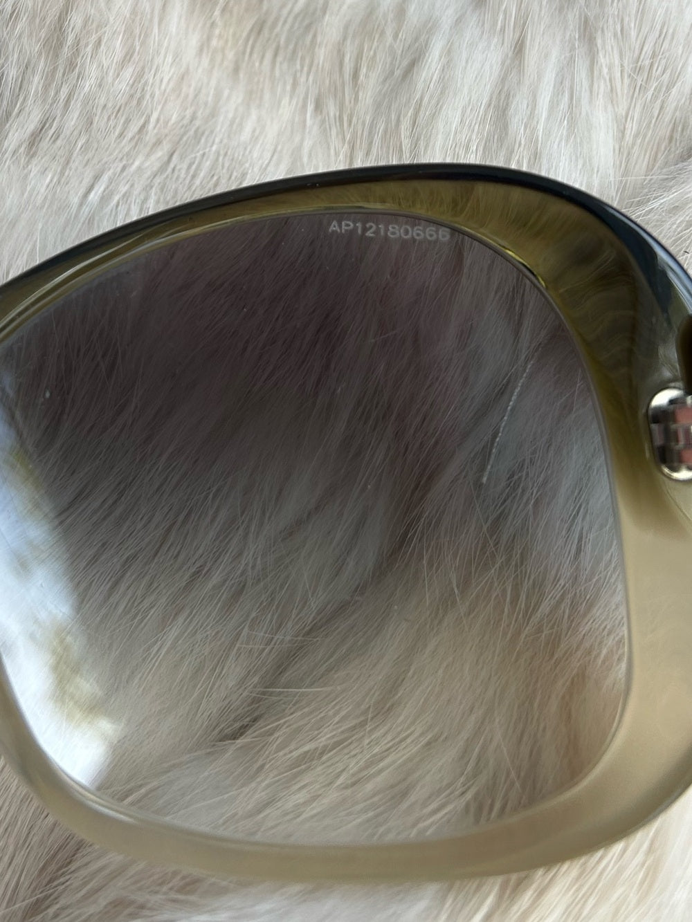 Prada Black Grey Large Gradient Sunglasses