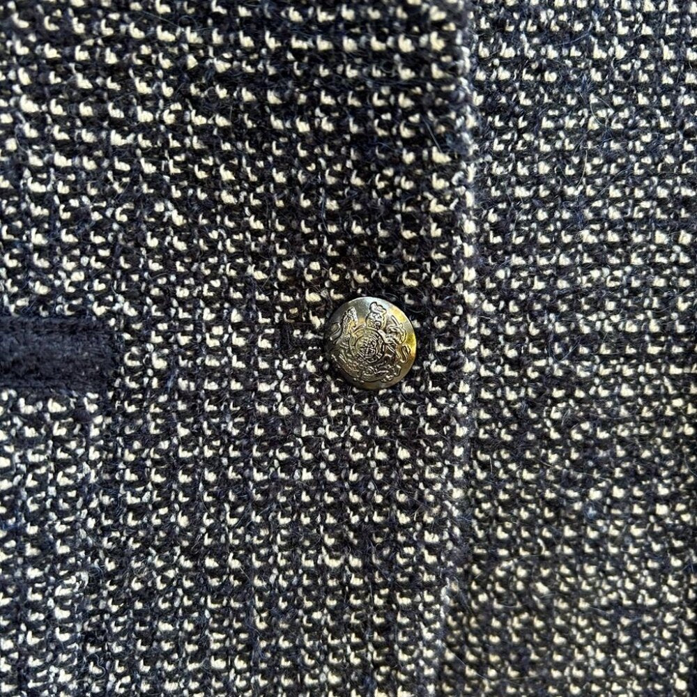 Banana Republic Navy Tweed Jacket, size 2