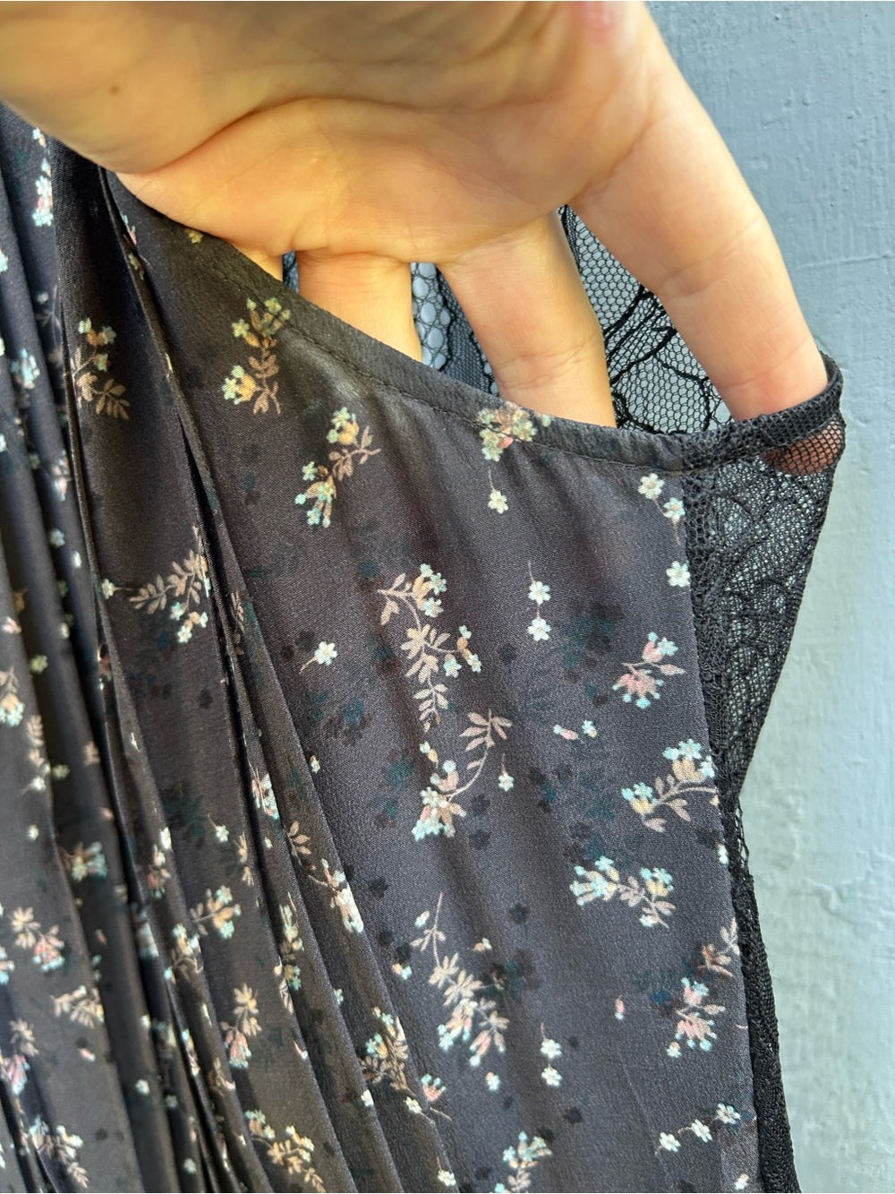 Allsaints Lolita Blume Silk Dress, size 4