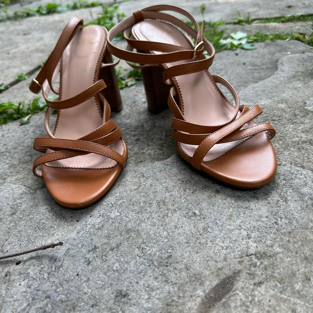 J Crew Strappy Stella Sandal, size 8