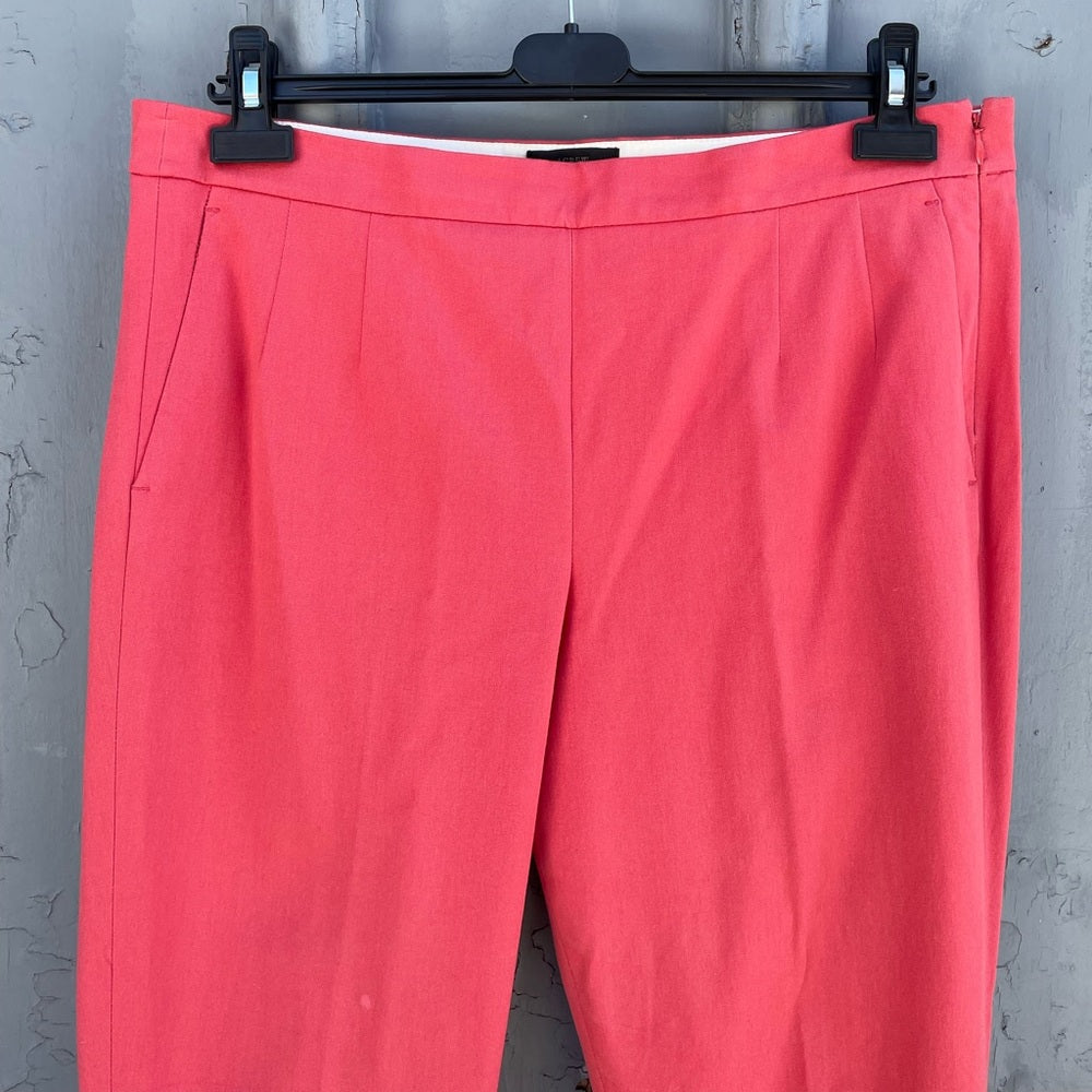 J. Crew Martie Slim Crop Red Pants, size 12