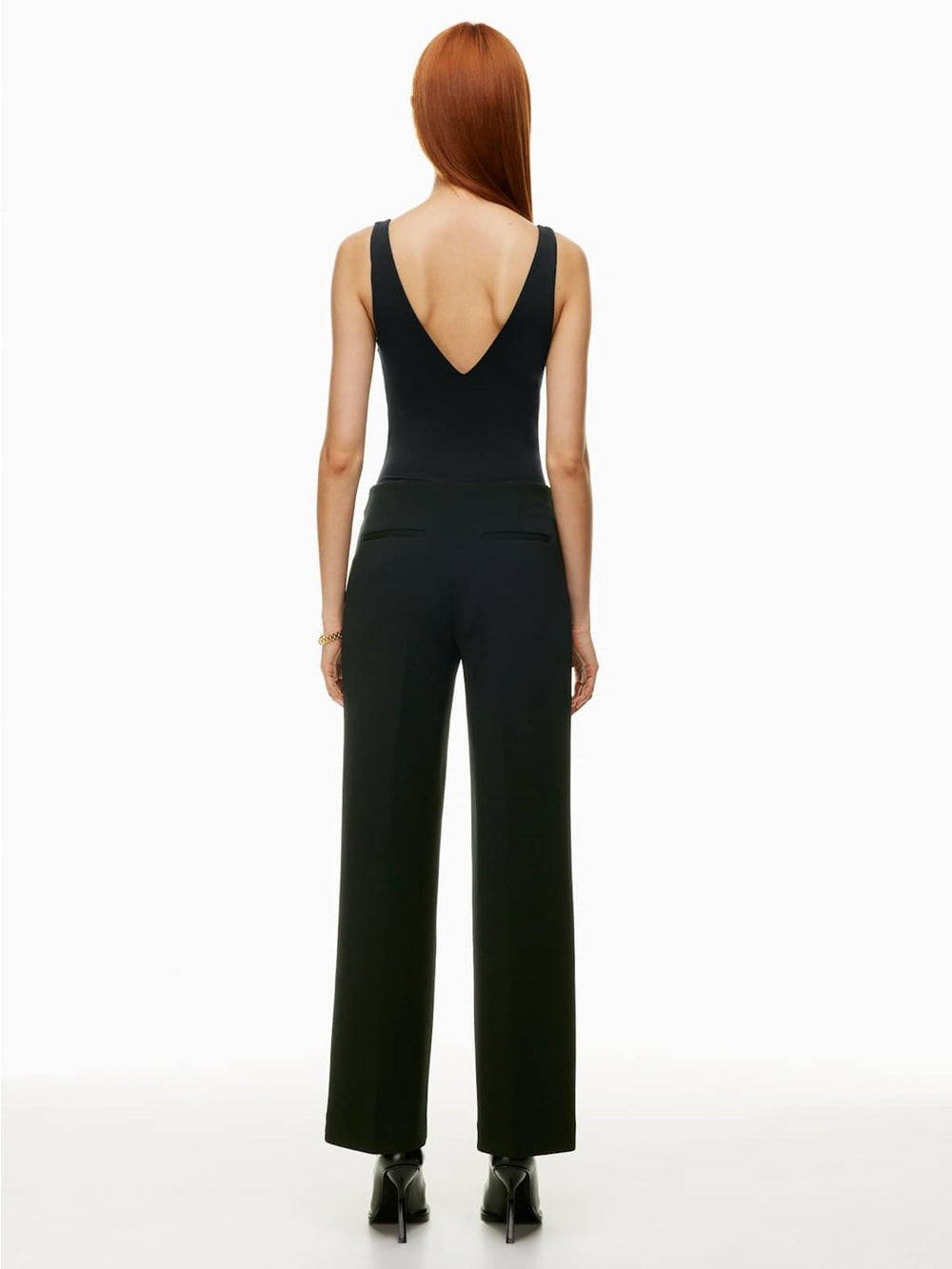 Babaton black Contour bodysuit, Large