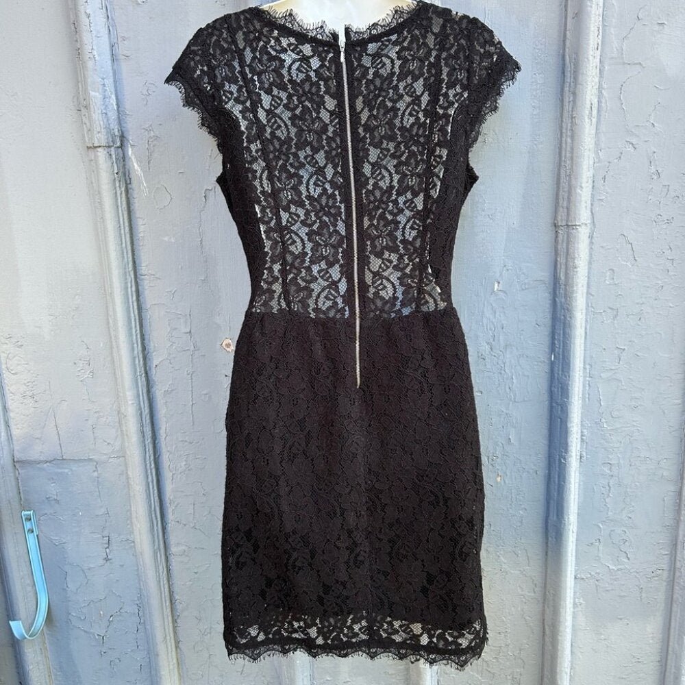 Babaton Aritzia Tobias Eyelash Lace Dress, size 6