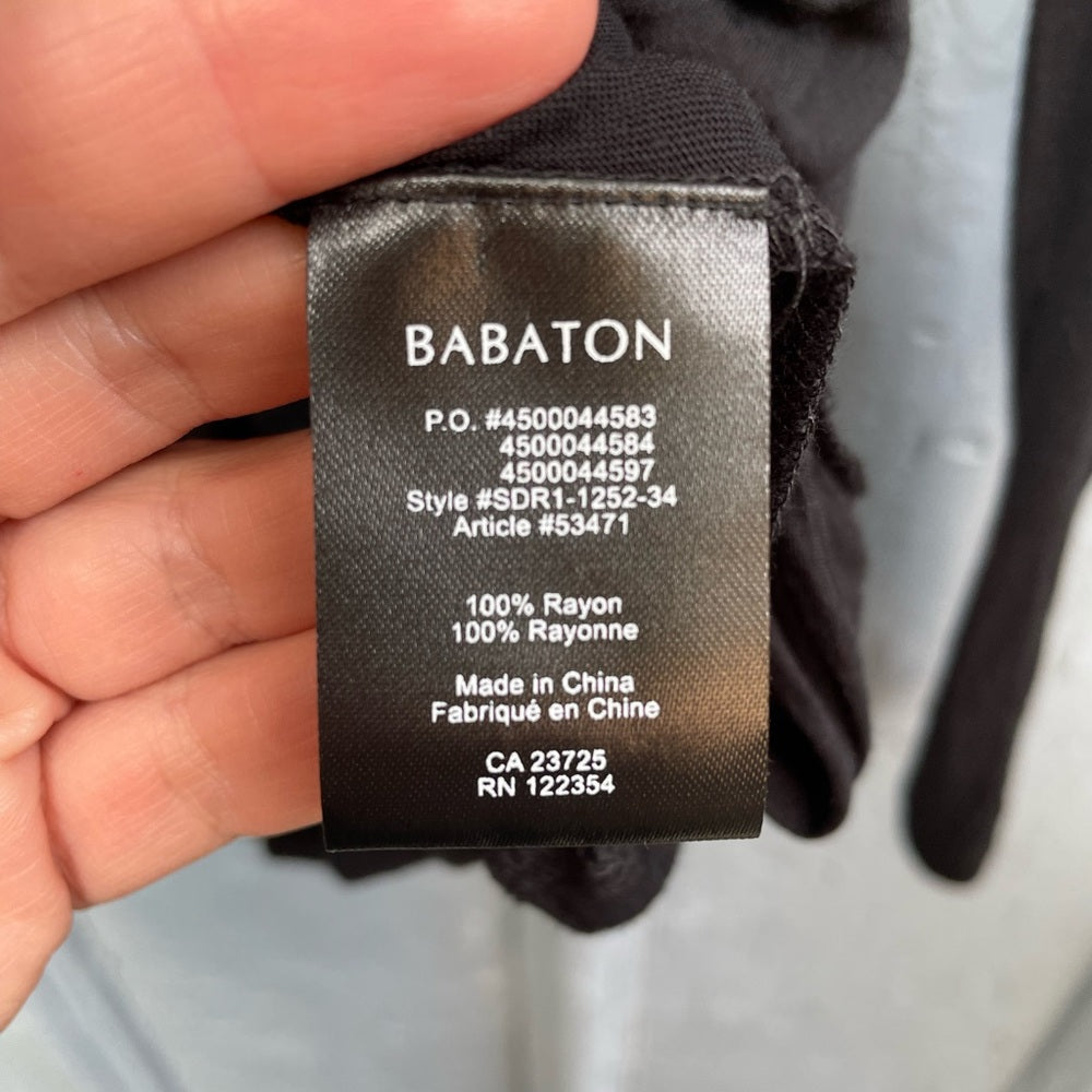 Babaton Wrap Front Long Sleeve Top, size XXs