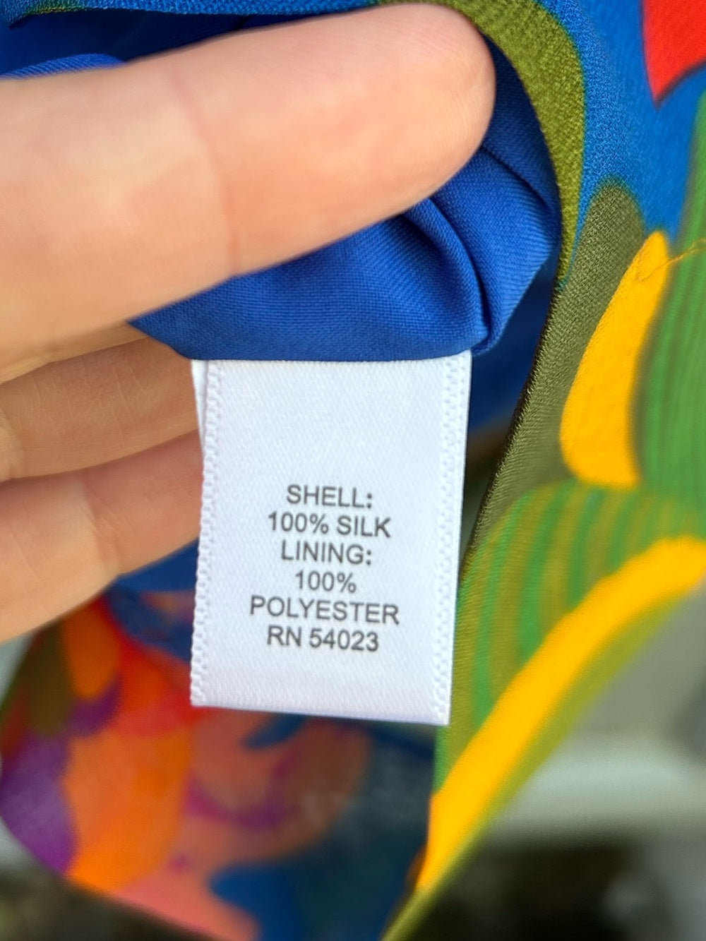 Banana Republic x Trina Turk Coachella one shoulder silk dress, size 4