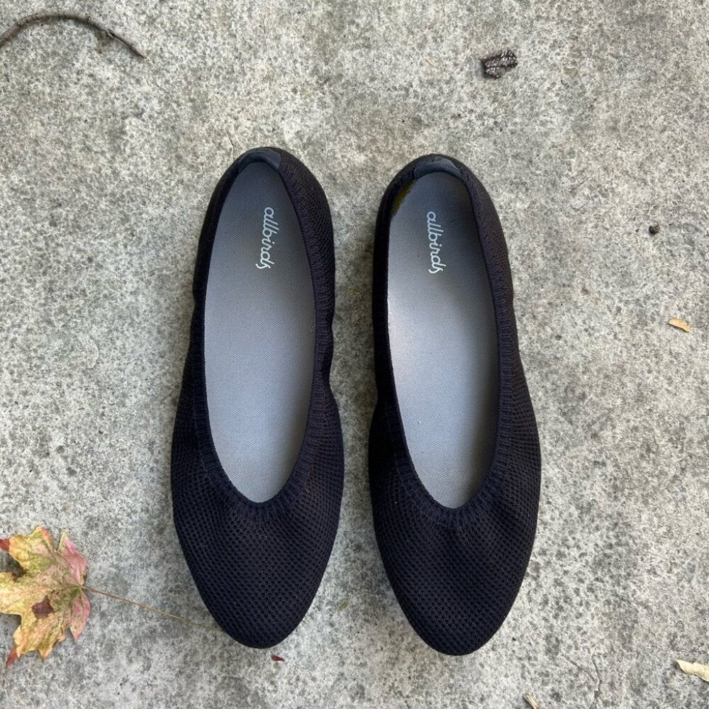 Allbirds Black Tree Breezers Ballet flats, size 8.5