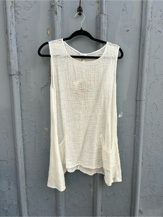 La Bottega di Brunella Cannotta Tokio tunic top, BNWT, size Small