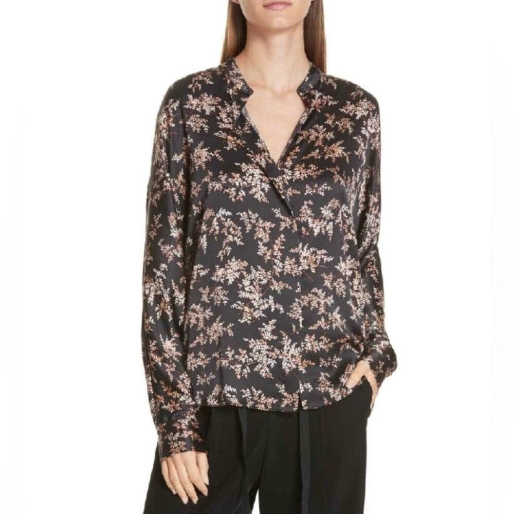 Vince Eden Branch blouse, Large