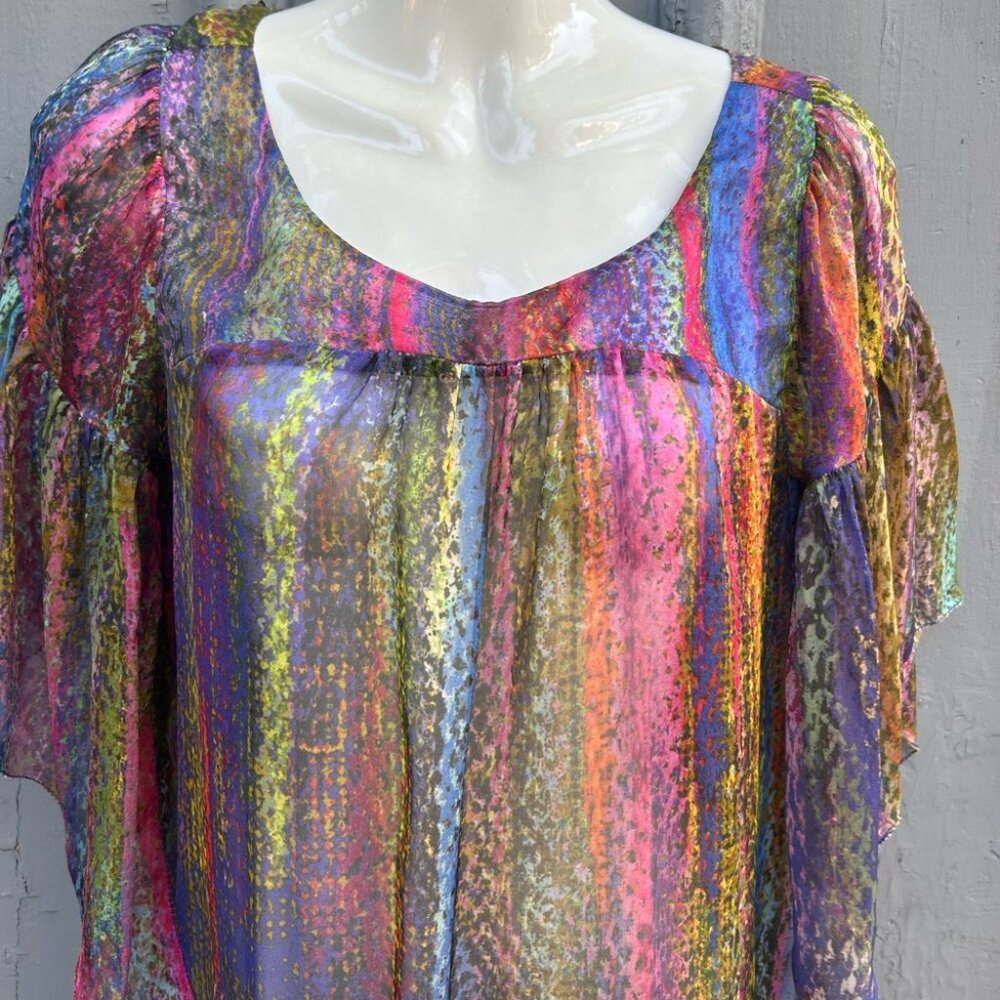 Anthropologie Leifsdottir Silk Blouse, Size 2