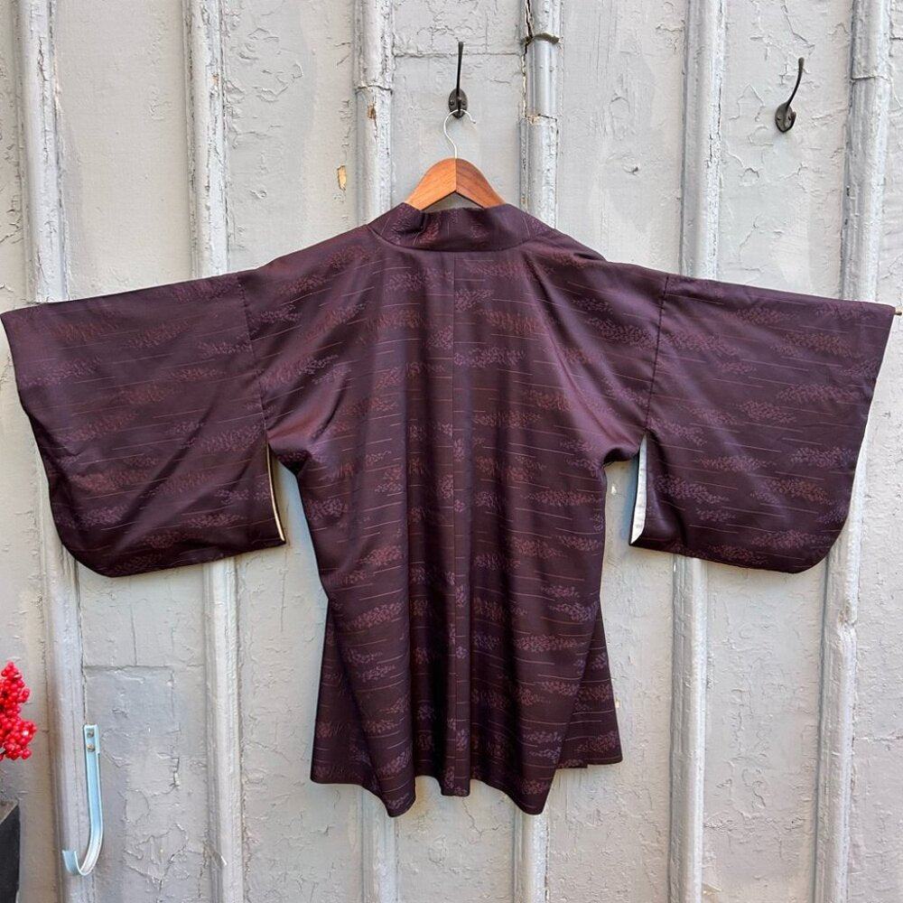 Vintage Purple Kimono Jacket