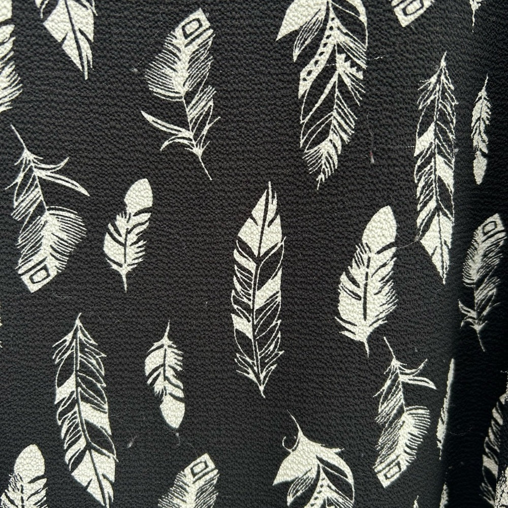 Cherry Bobin black & white feather tank, size S