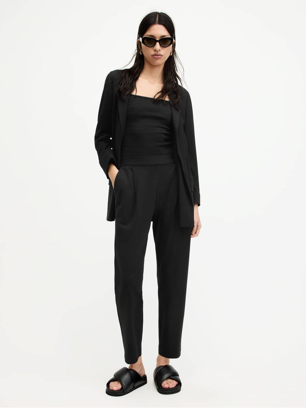 Allsaints Aleida Jersey Blazer, size 8