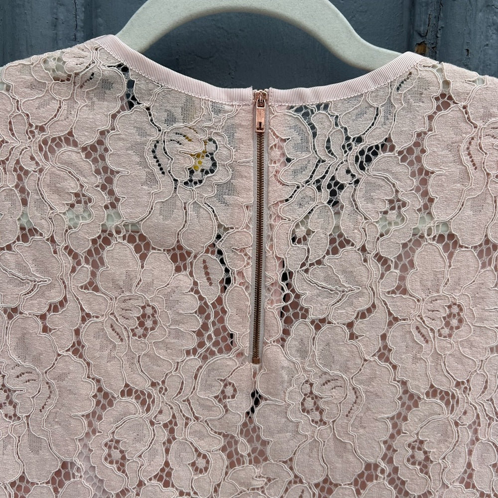 Ted Baker pink Sasica Blouse, size “1” (Small)