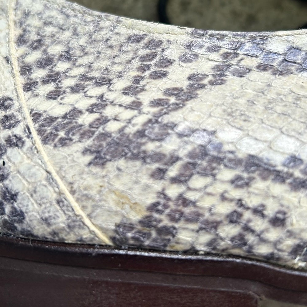 L’Intervalle snakeskin (leather) oxfords, size 40