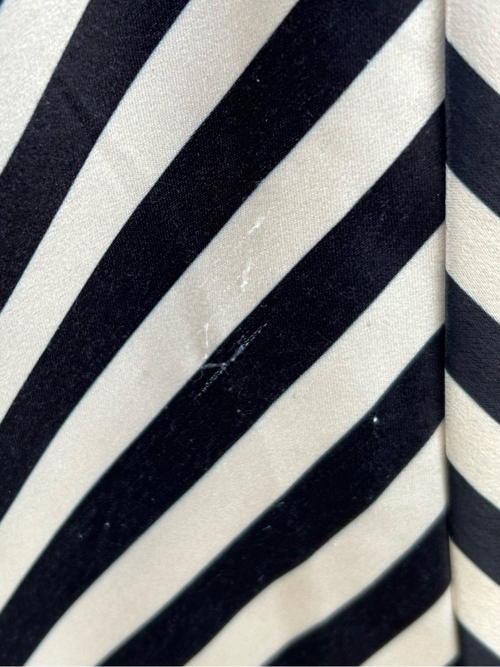Shona Joy black & white Striped Satin Slip dress, size 4