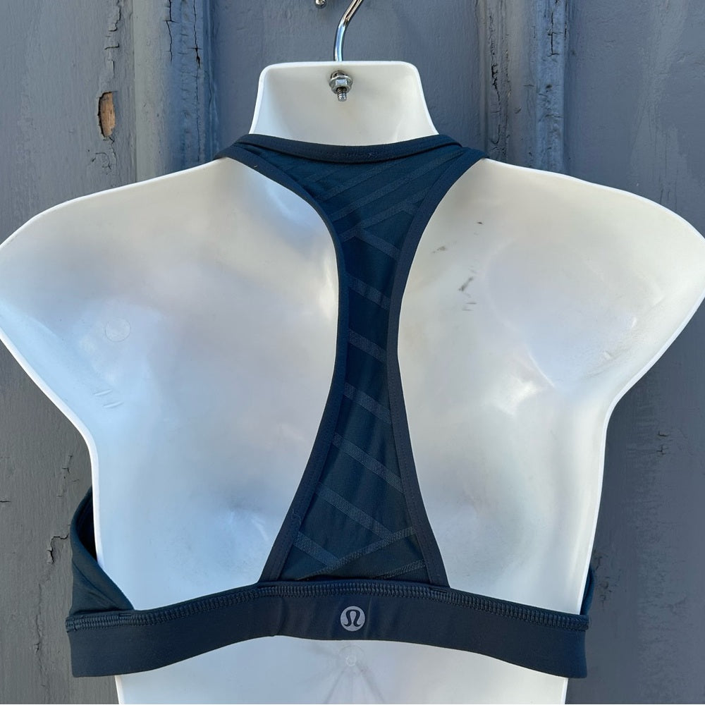 Lululemon Hot Like Agni Bra Astro Blue size 8