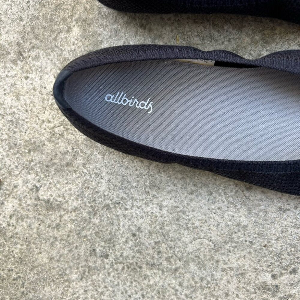 Allbirds Black Tree Breezers Ballet flats, size 8.5