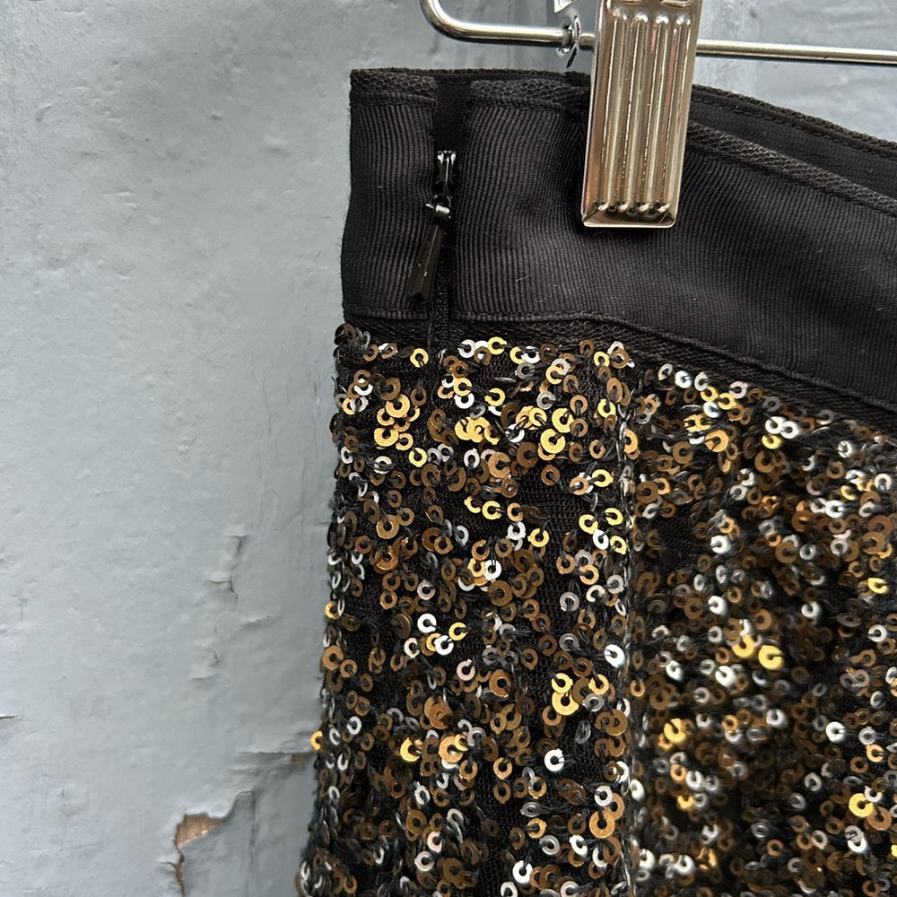 Club Monaco Sequin Metallic Jodie skirt, BNWT, size 8