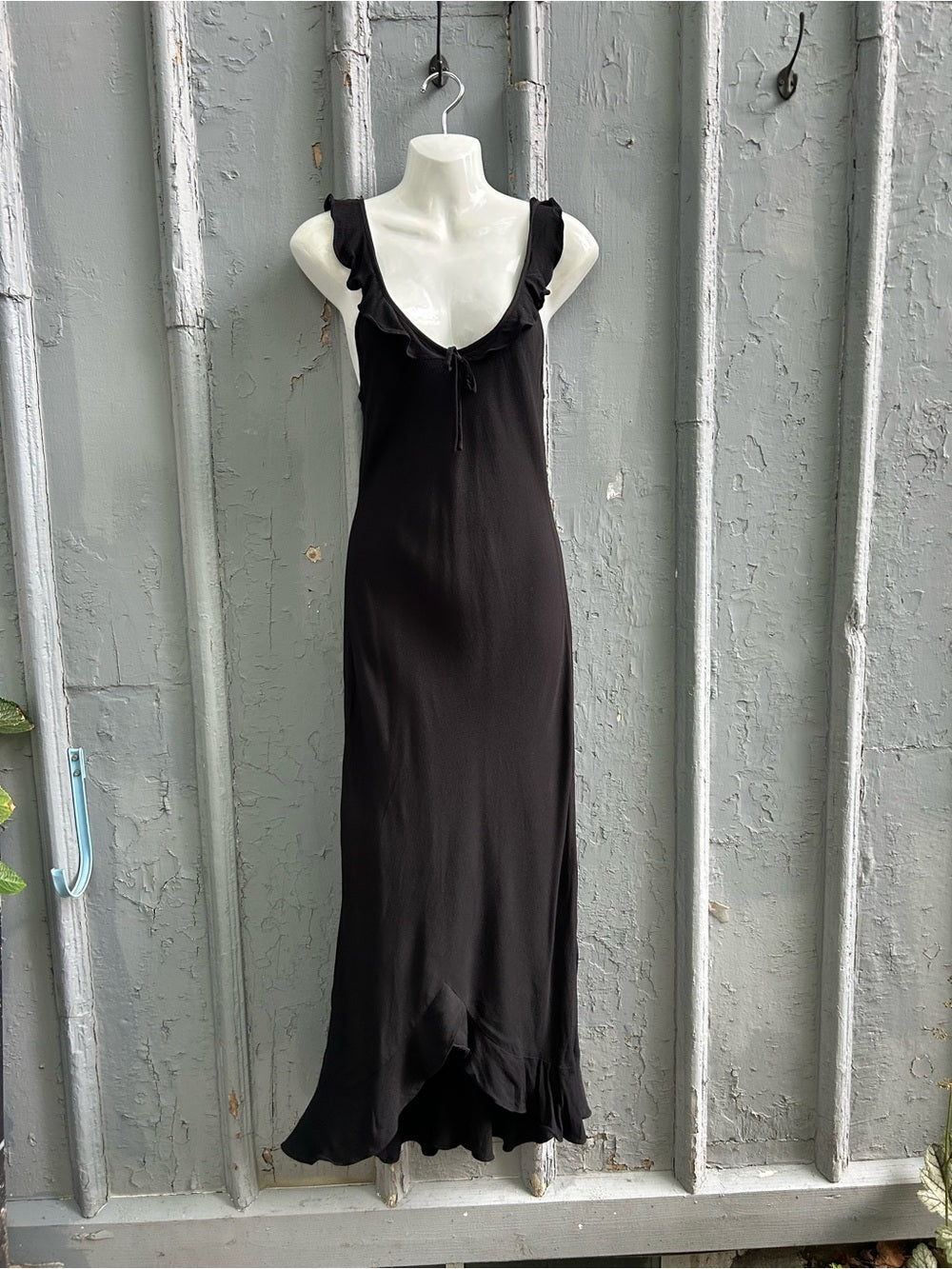 Wilfred Black Donna Ruffle sleeve dress, Small