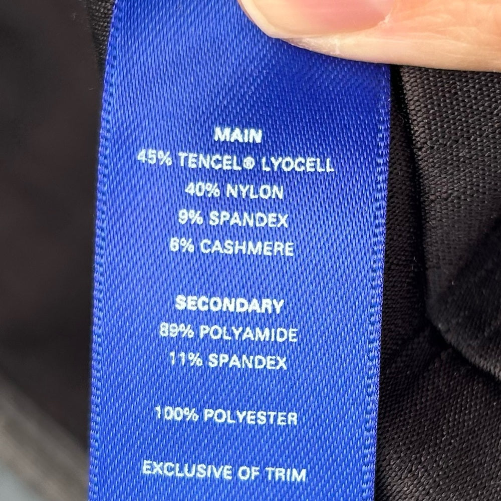 Kit & Ace Mulberry Cashmere Blend Trousers, Size 8