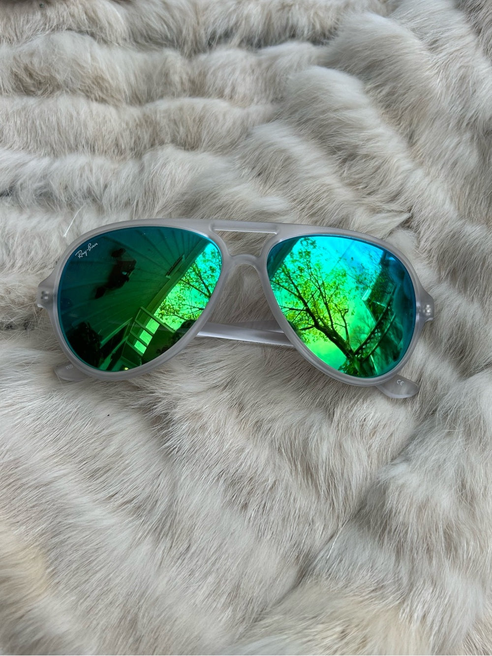 Ray Ban Clear Cats 500 Aviators, OS