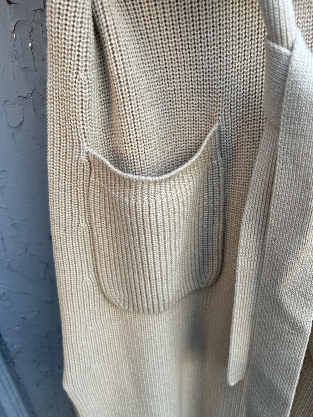 Max Mara Leisure Knitted Wool Waistcoat, BNWT, Taupe, size M