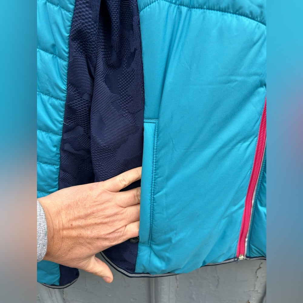 Lole Glee Thermaglow Lite Insulation Full Zip Quilted Jacket, size M