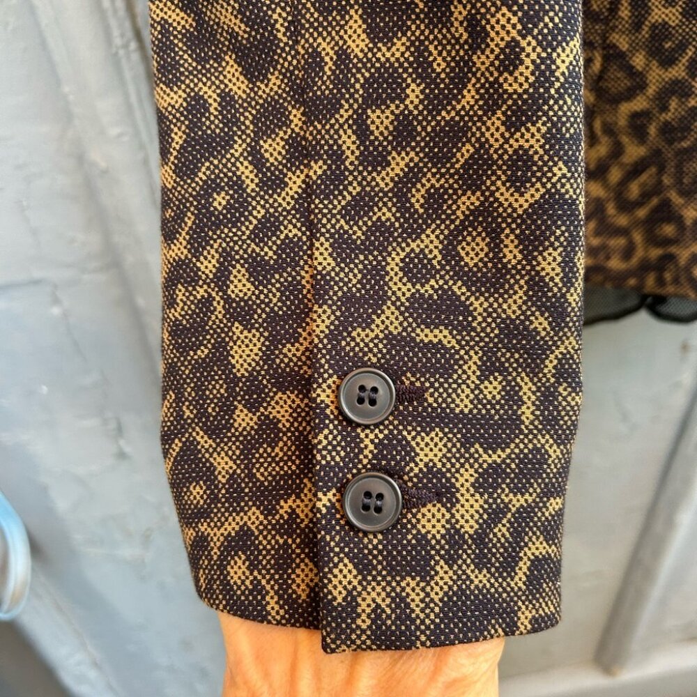 Sandwich Leopard Blazer, size 40 (approx 8)