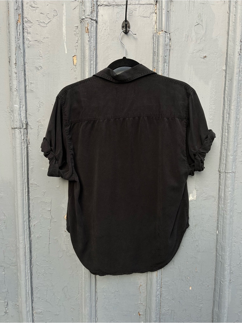 Babaton Black Tencel Hepburn Button down, size XS